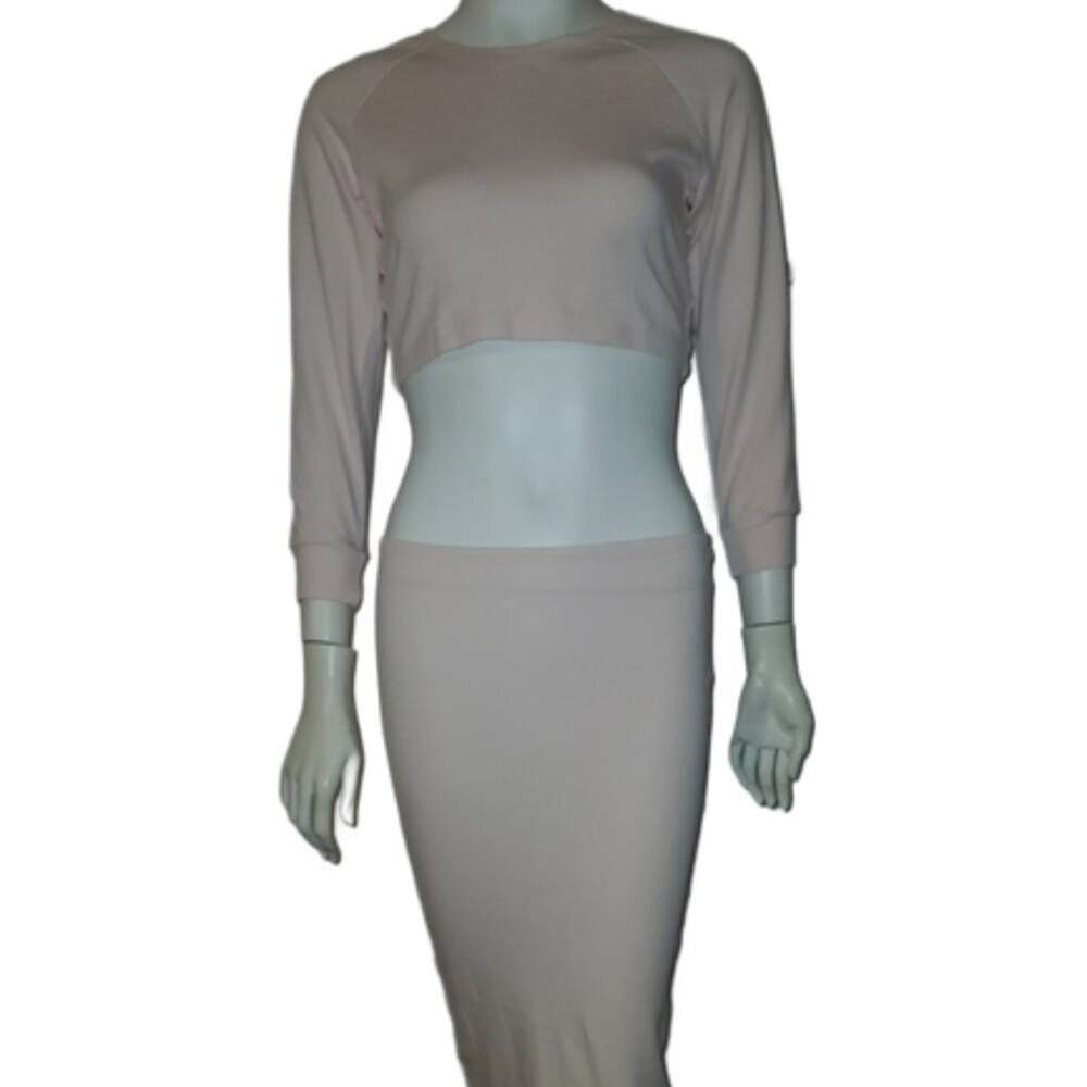 Light Pink TWO PIECE MAXI SKIRT SET || EUC || Sm